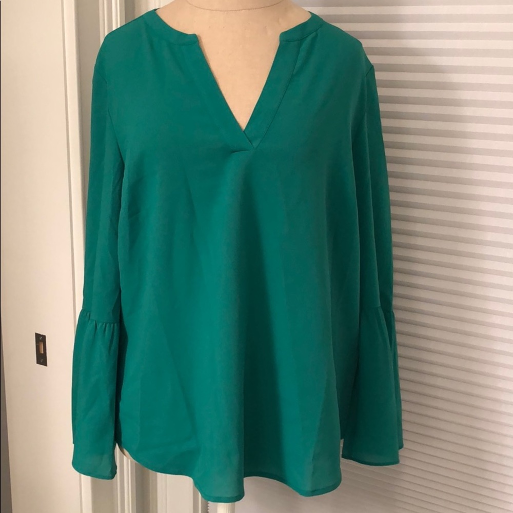 NWT J Crew Green Blouse